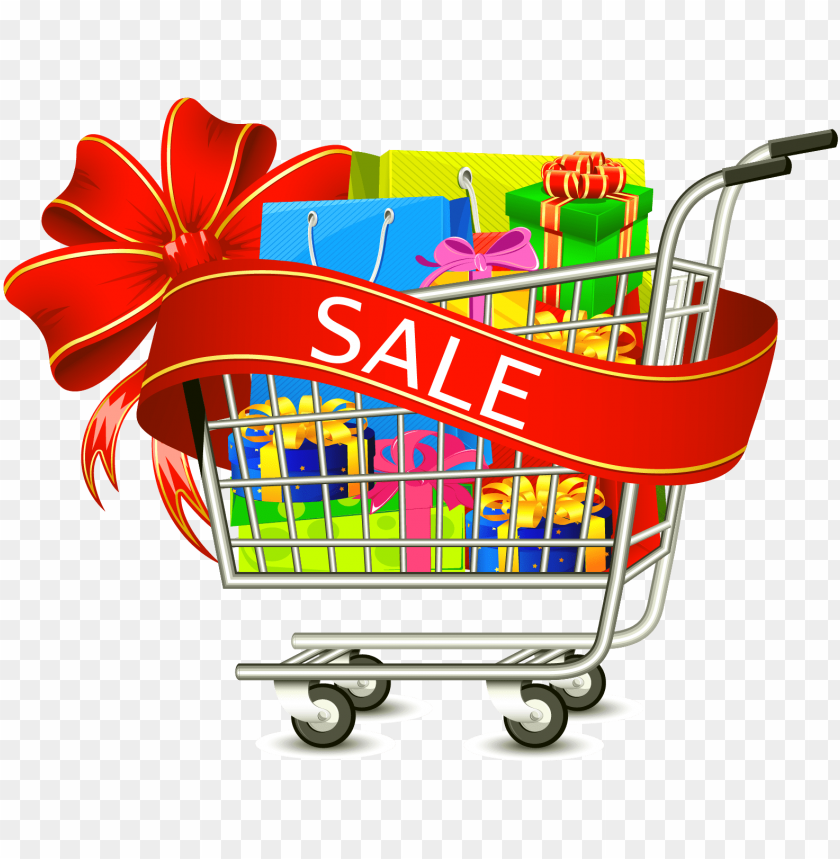 discount clipart shopping cart.