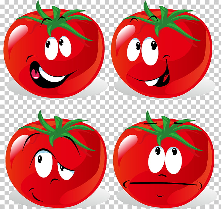 Tomato Cartoon Vegetable , tomatoes expression material.