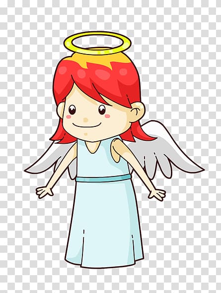 Angel Cartoon Cherub , Cartoon Angel transparent background.