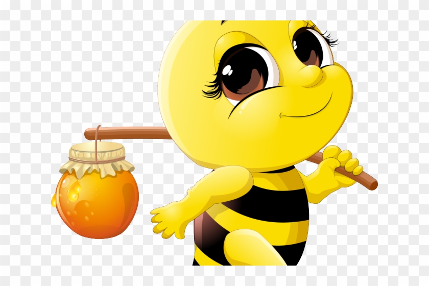 Bee Clipart Drinking.