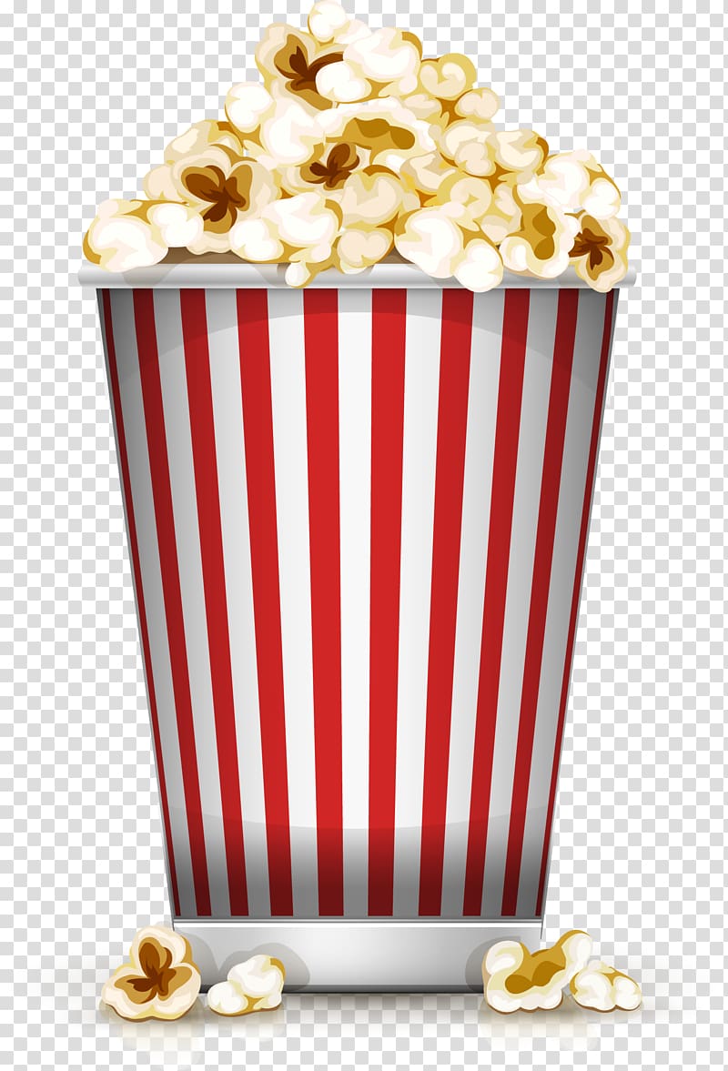 Popcorn , Popcorn Film Cinema Illustration, Cartoon yellow.