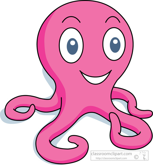 Cartoon Sea Animal Clipart.