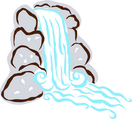 Clipart Waterfalls.