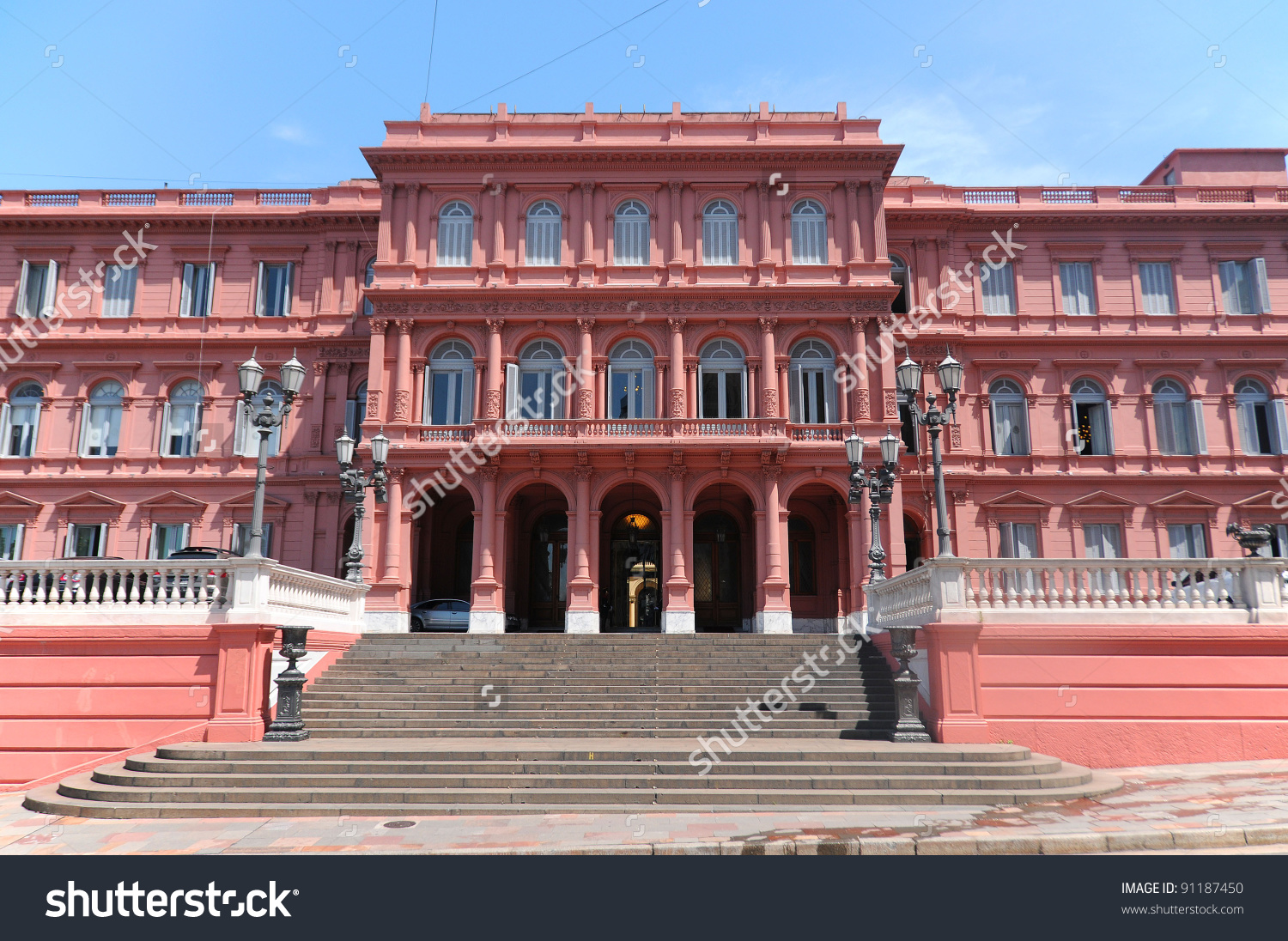 Casa Rosada (Pink House) Buenos Aires Argentina.La Casa Rosada Is.