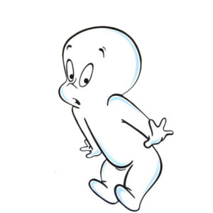 Free Casper the Friendly Ghost Cartoon Clipart.