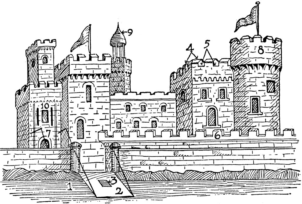 Castle clip art.