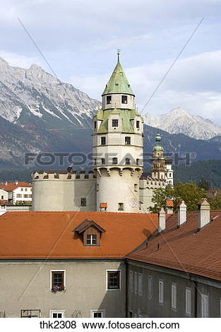 Pictures of Burg Hasegg Castle Hall in Tirol town Austria thk2308.