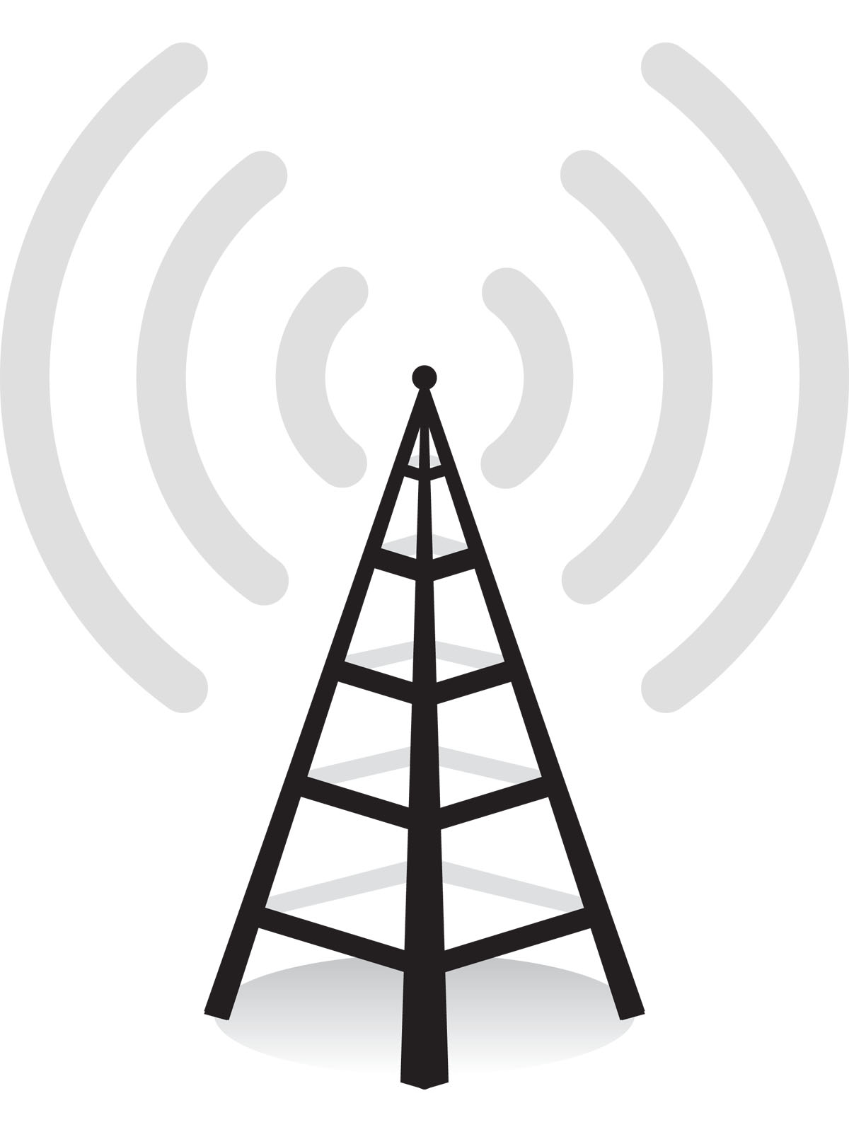 Wireless tower clip art.