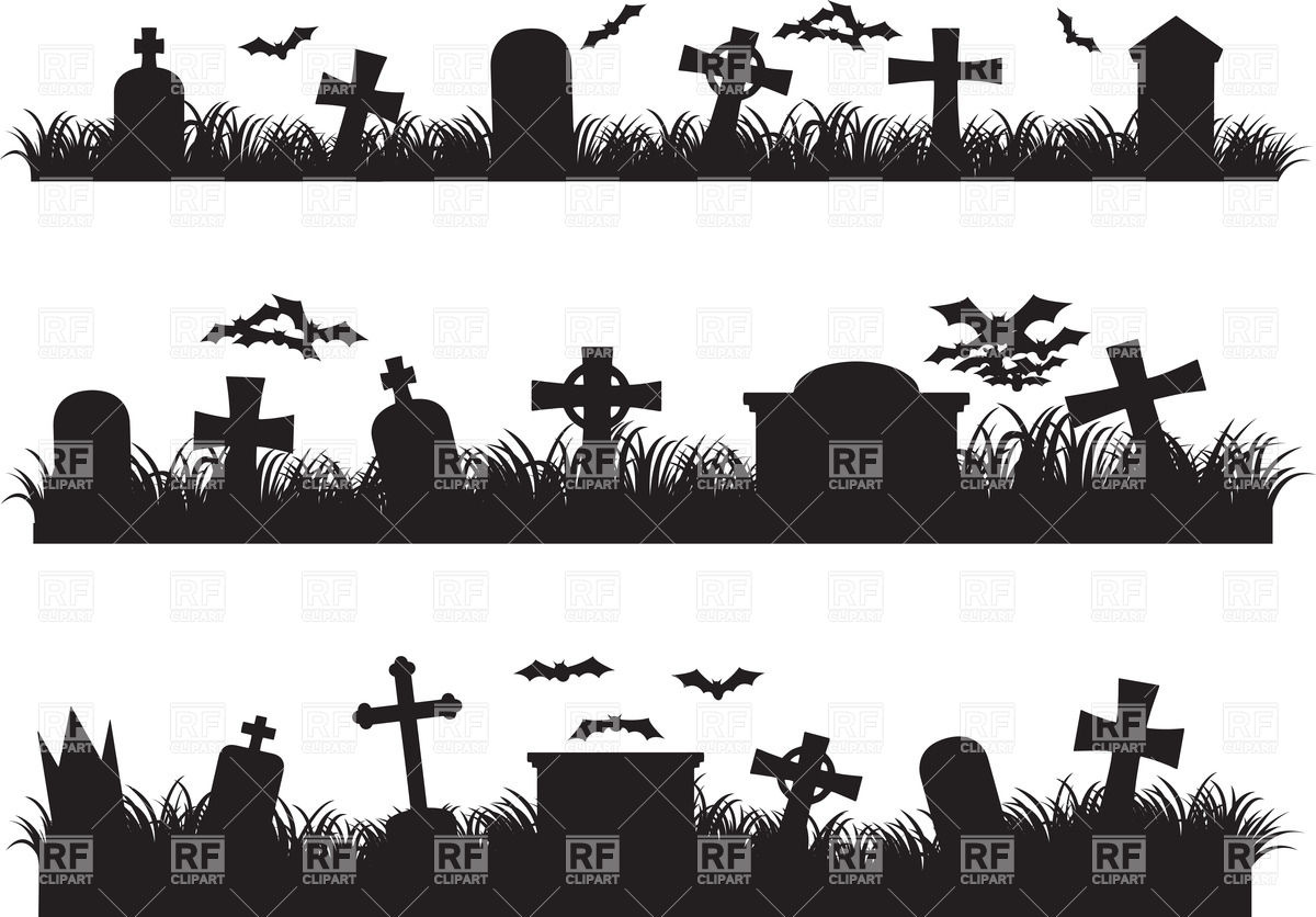 Halloween graveyard.