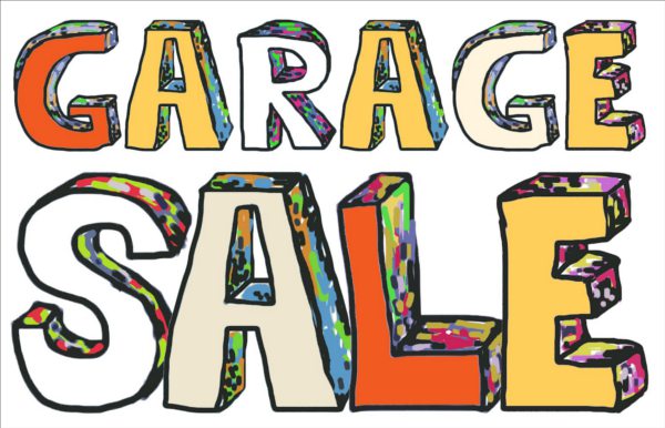 Garage sale yard sale yard garage clipart.