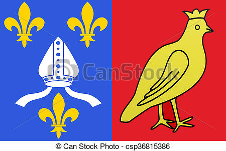 Illustration de drapeau, Charente.