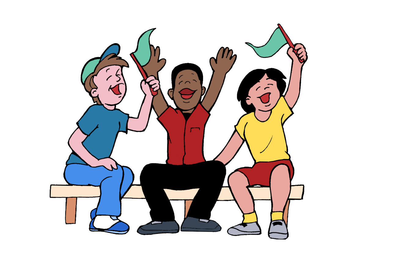 Cheering Clipart.