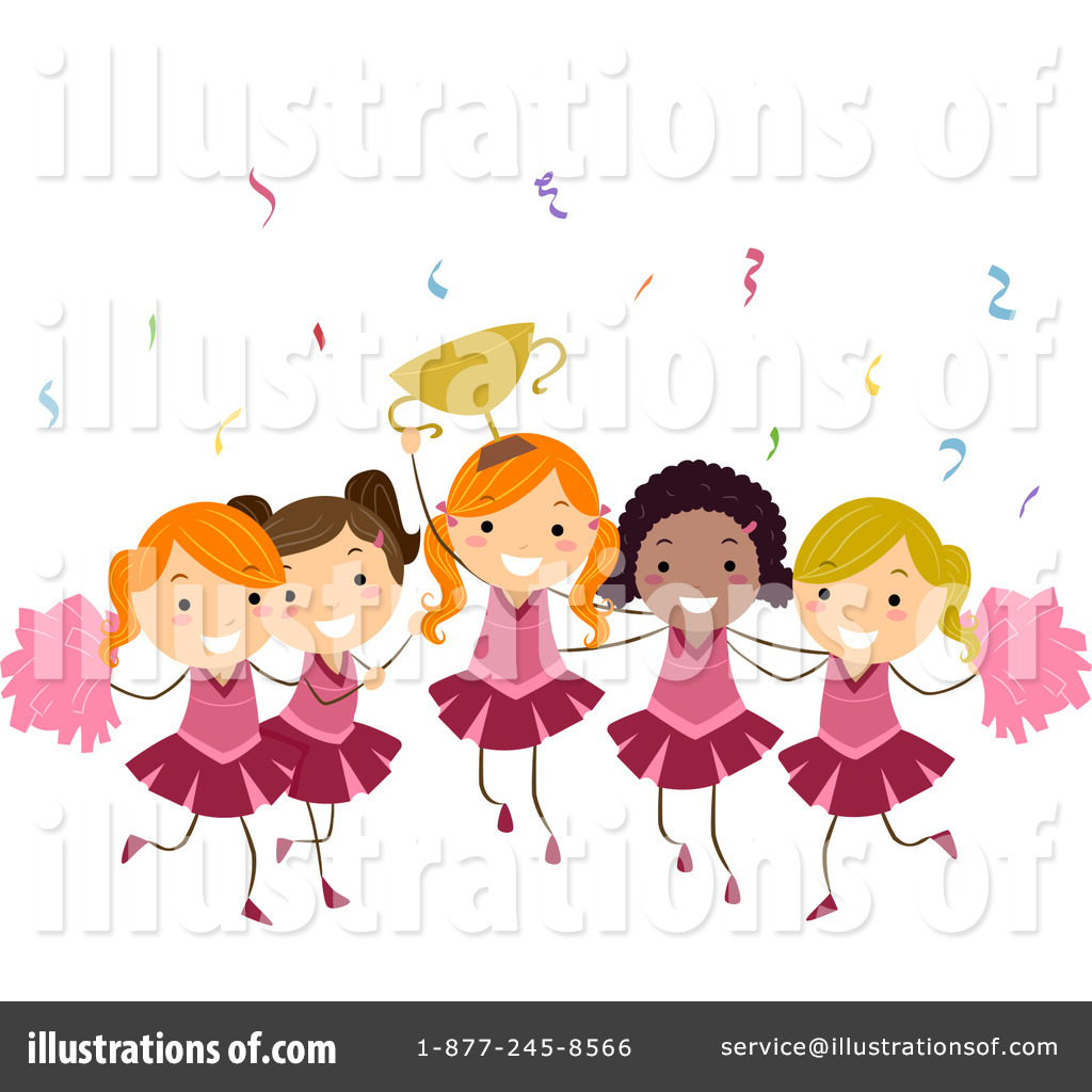 Cheerleaders Clipart #1070010.