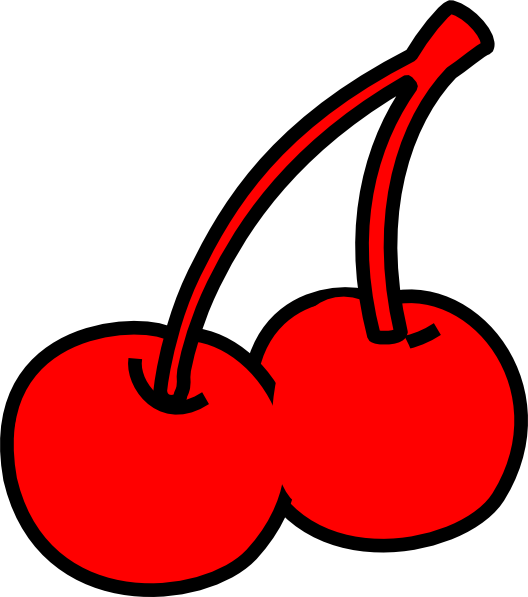 Two Red Cherry Clip Art at Clker.com.