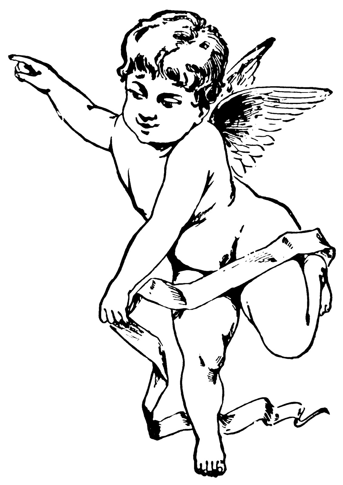 Cherub Clip Art.