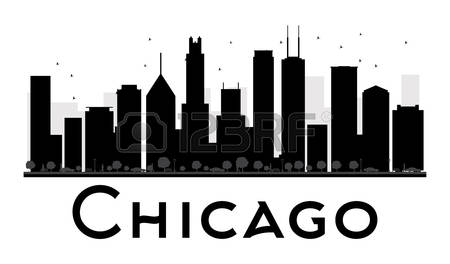 Chicago skyline clip art.