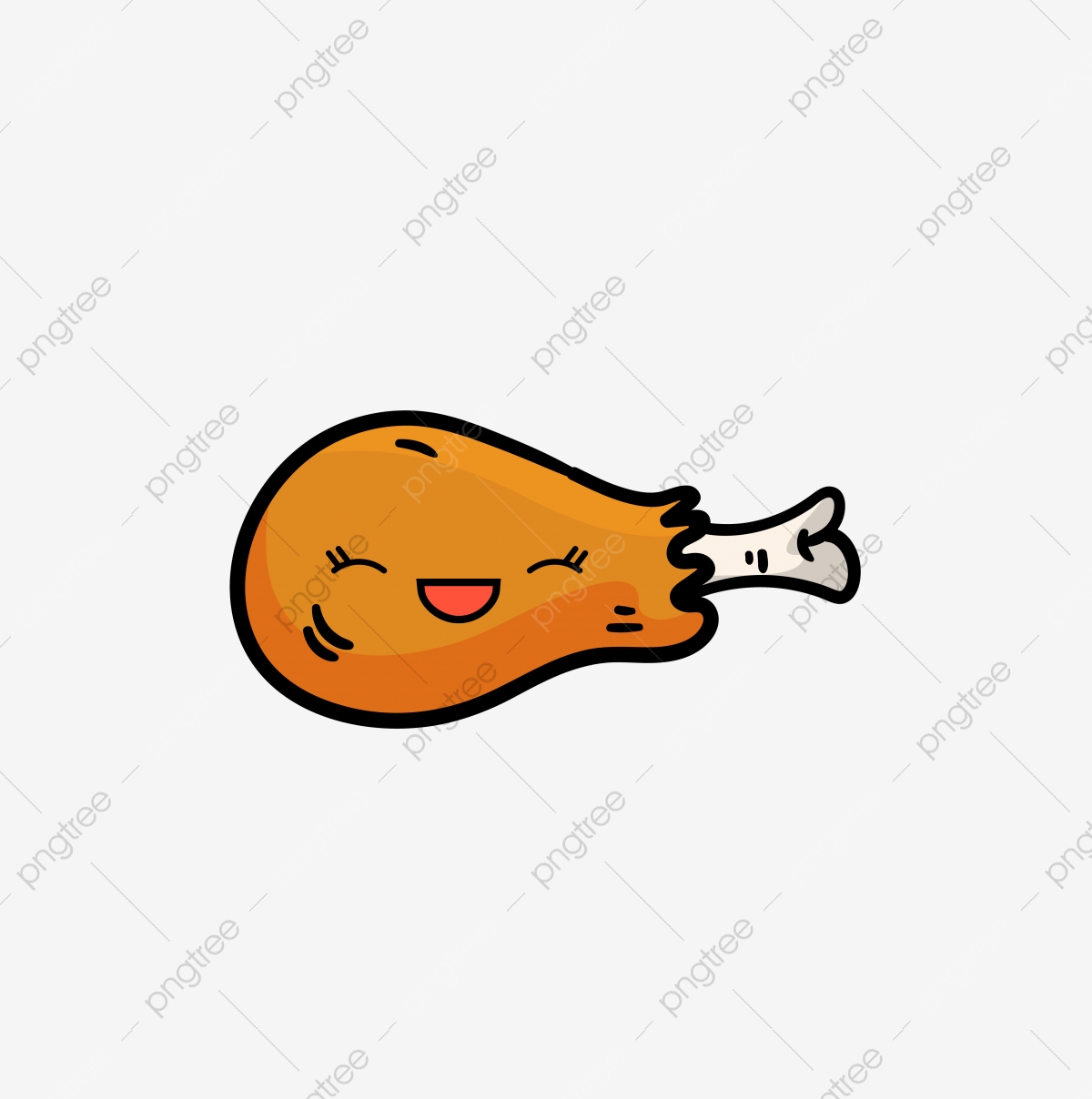 A Chicken Leg, Chicken Clipart, Chicken Legs, Meat PNG Transparent.