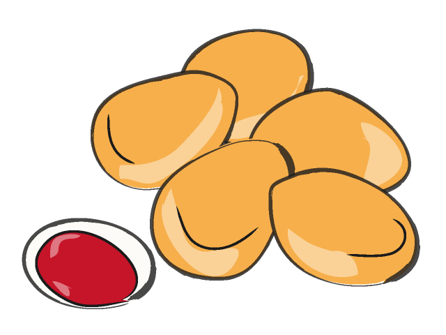 Chicken Nuggets Clipart.