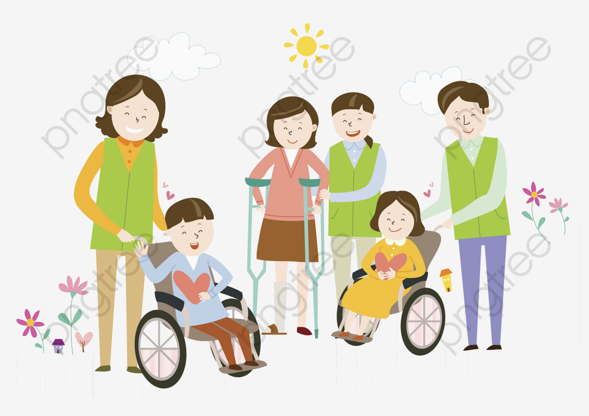 Children In Wheelchairs, Children Clipart, Cartoon, Wheelchair PNG.