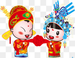 Chinese Wedding Cartoon PNG and Chinese Wedding Cartoon.