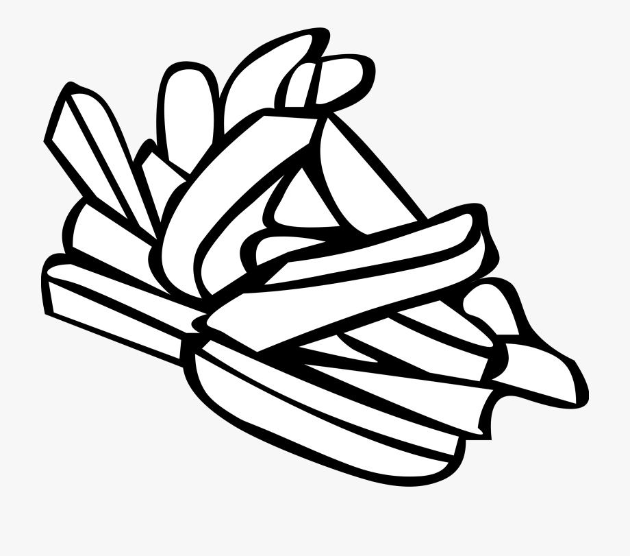 Pommes Frites / French Fries Clipart, Vector Clip Art.