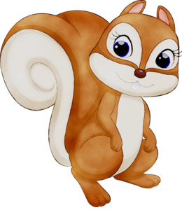 Chipmunk Cartoon clipart.