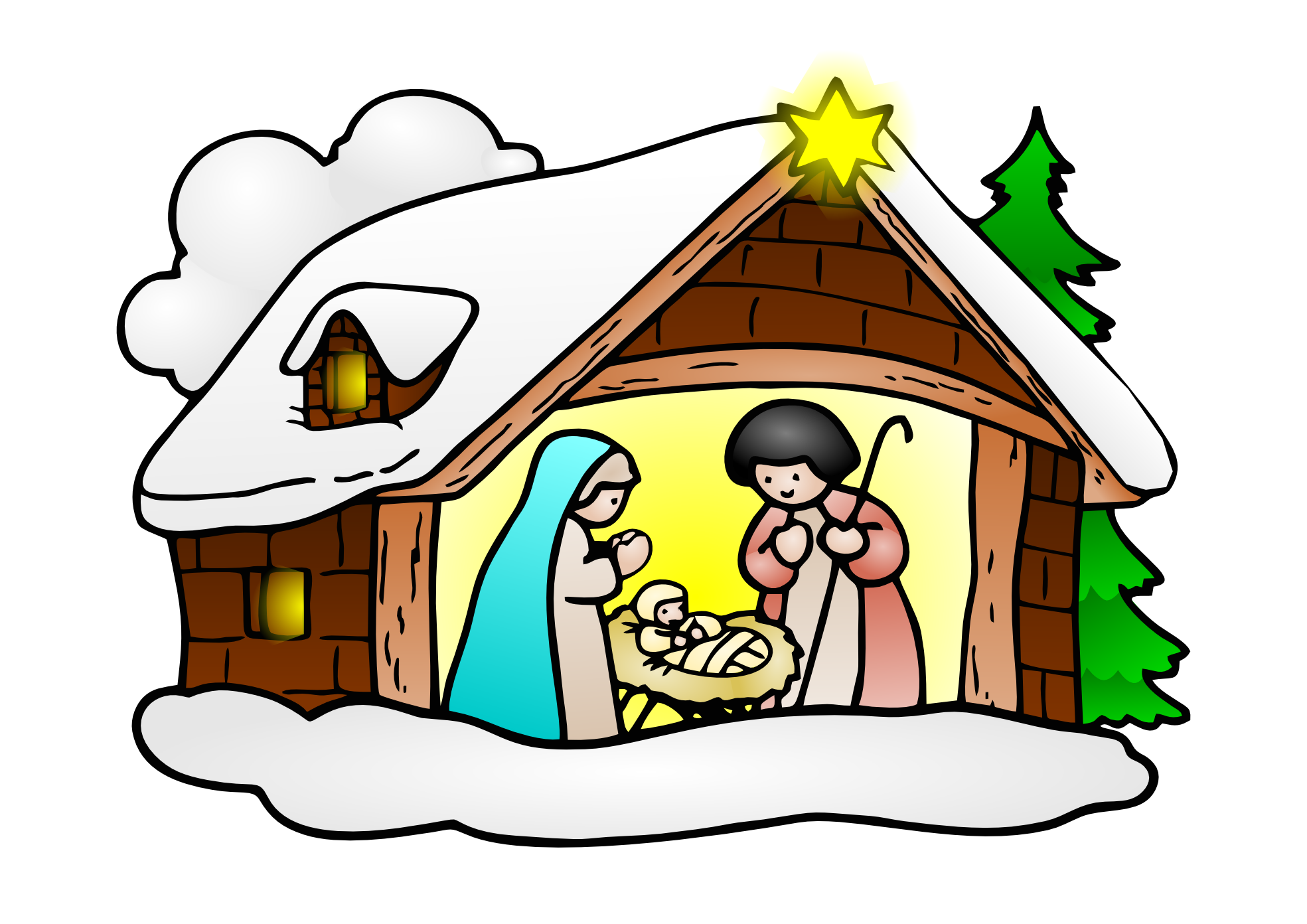 Birth Of Jesus Clipart.