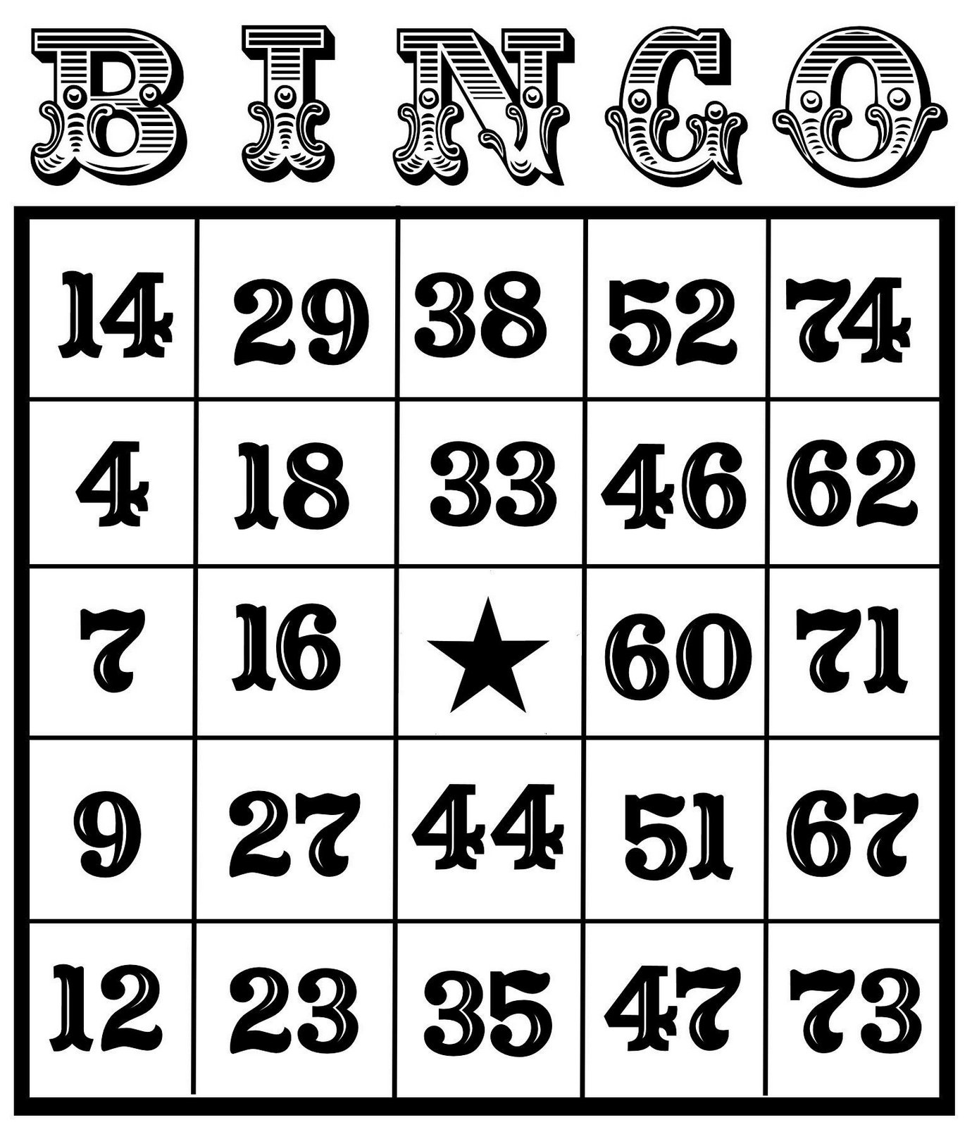 Christine zani bingo card printables to share clip art.