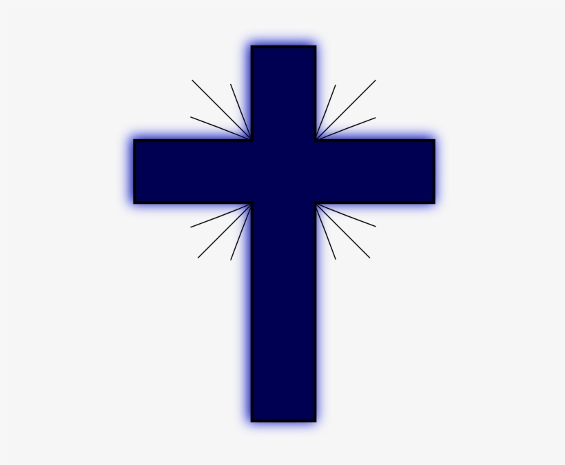 Navy Blue Cross Clipart.