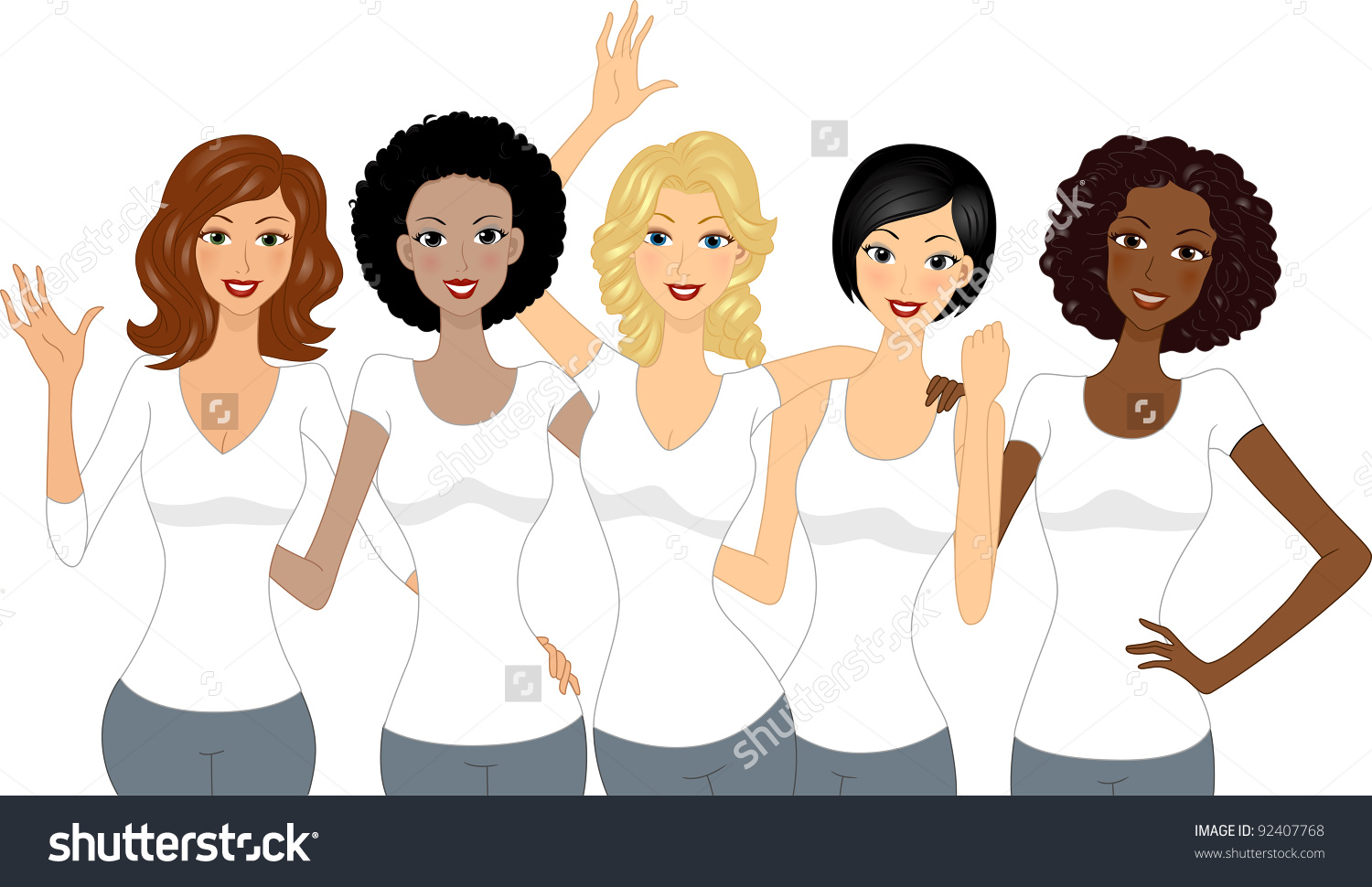 Diverse Christian Woman Clipart & Free Clip Art Images #22293.