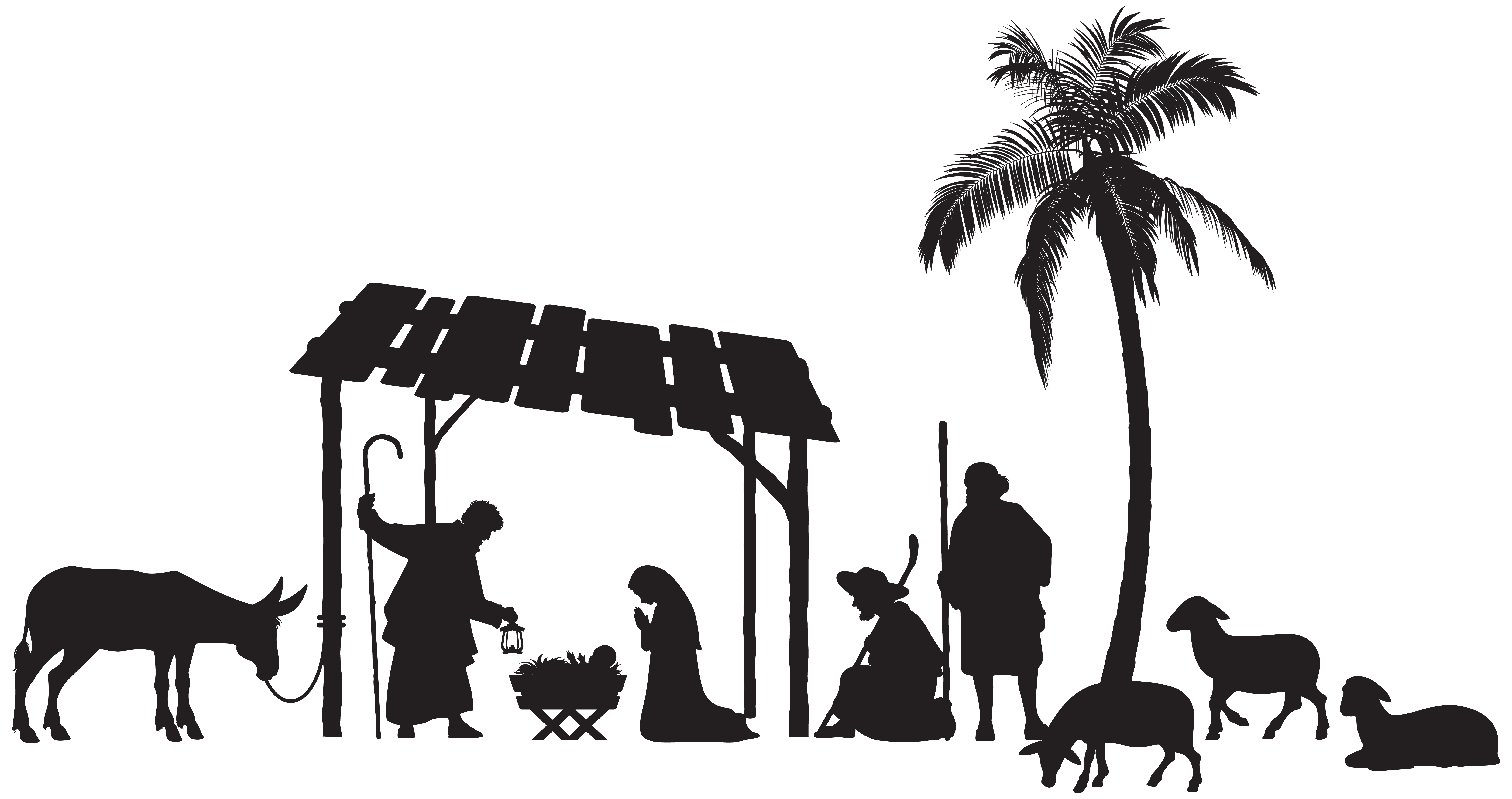 Nativity scene Christmas Clip art.