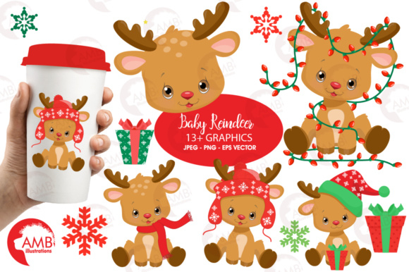 Baby Reindeer Clipart.