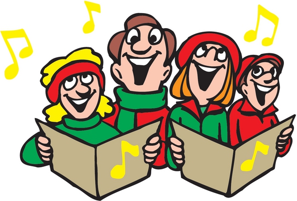 Caroling Clipart.