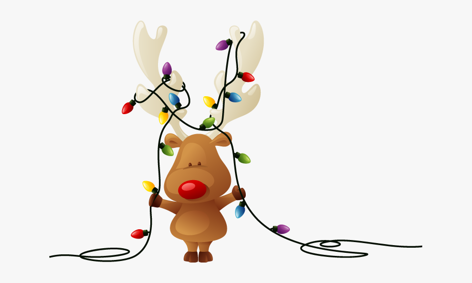 Christmas Lights Clipart Transparent Background.