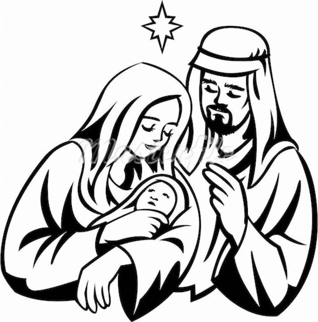 christmas jesus clipart free.