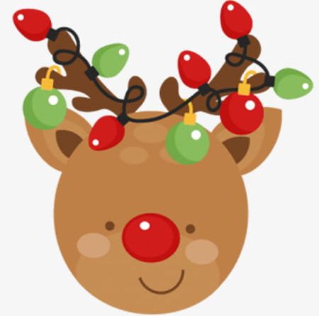 Christmas Reindeer PNG, Clipart, Cartoon, Cartoon Reindeer.