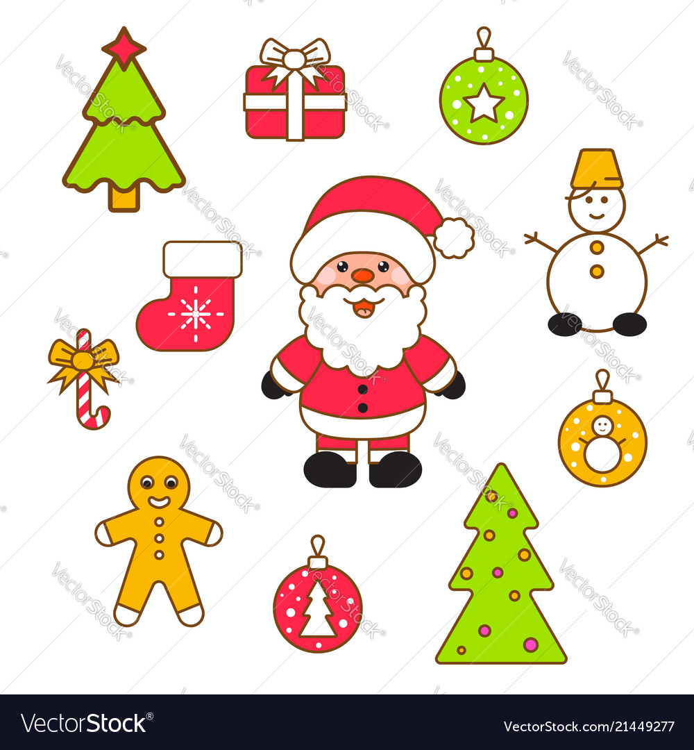 Xmas clipart set.