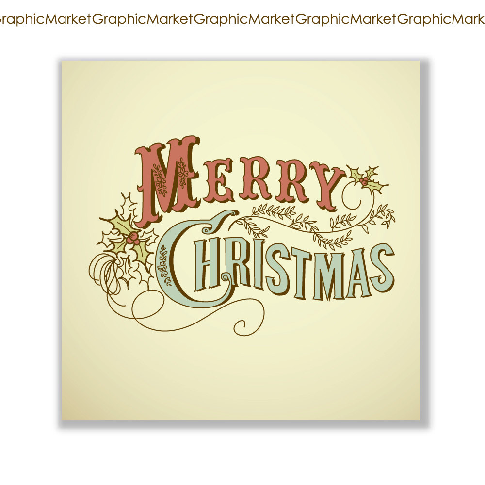 Free Clipart Vintage Christmas Cards.