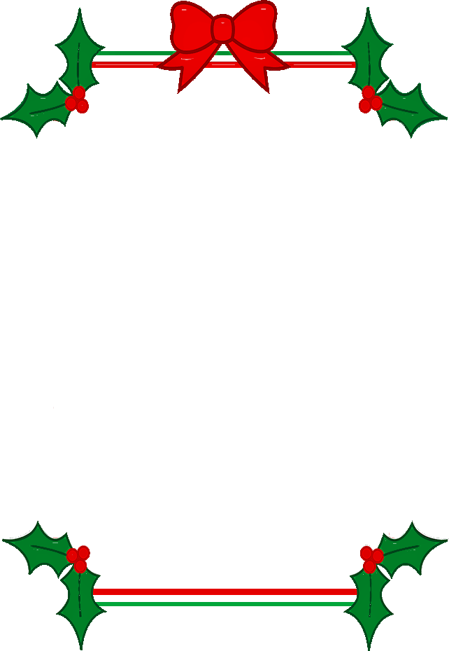 Free christmas borders clipart.