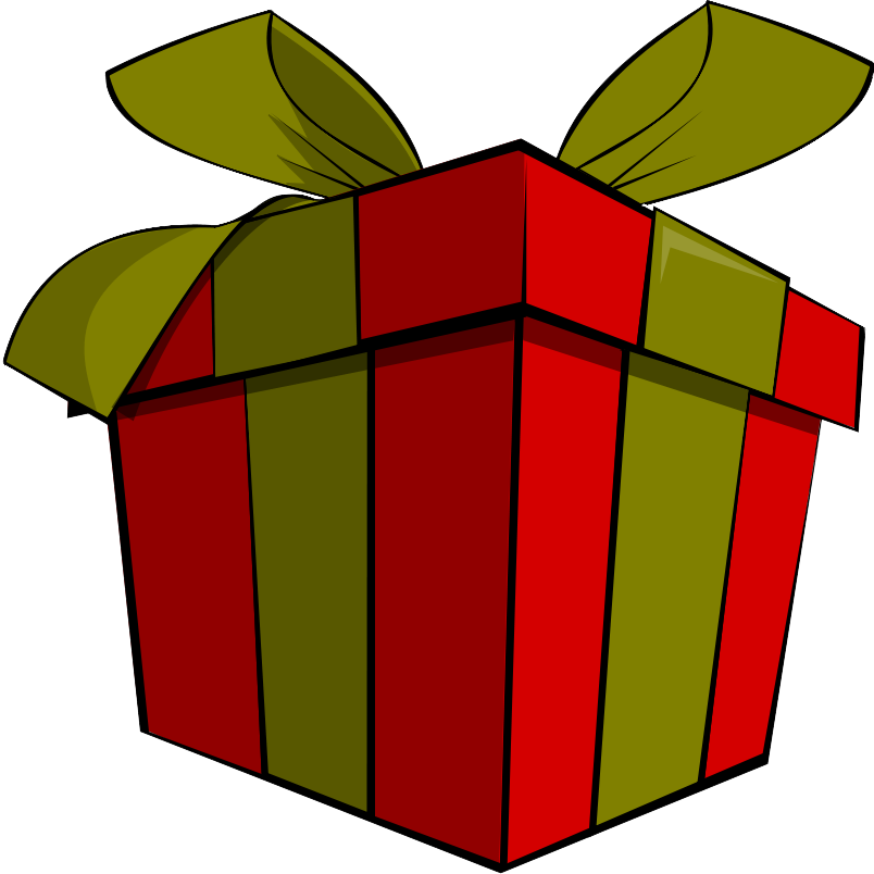 Christmas Gift Clipart.