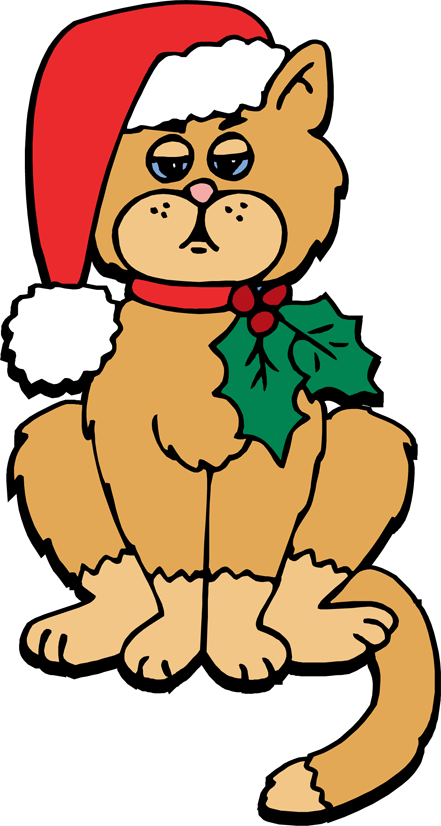 Free Christmas Cat Clipart, Download Free Clip Art, Free.