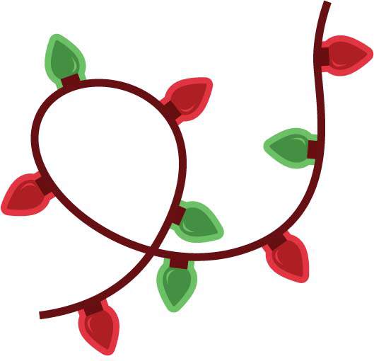 Christmas Lights Clipart Free.