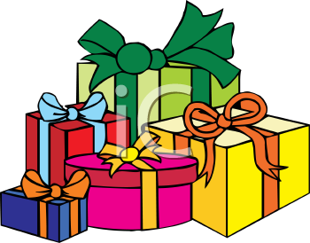 Christmas presents clip art free.