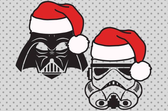 Star wars SVG, Christmas svg, Star wars christmas Svg, Darth.