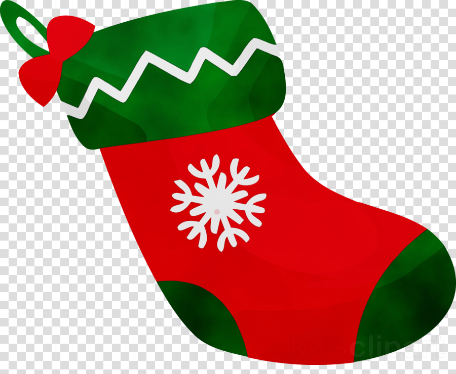 Christmas stocking clipart.