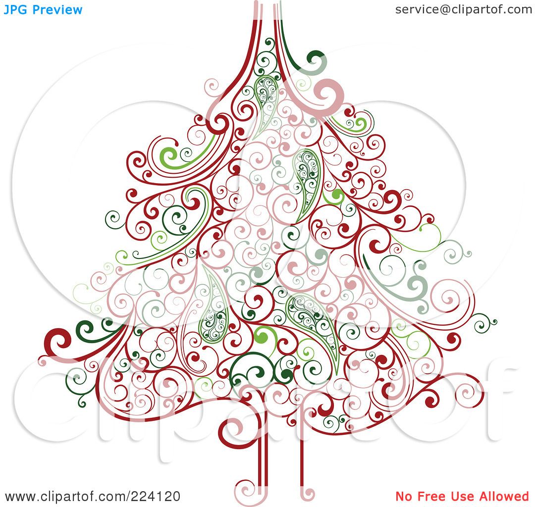 Watch more like Swirl Christmas Tree Silhouette Clip Art.