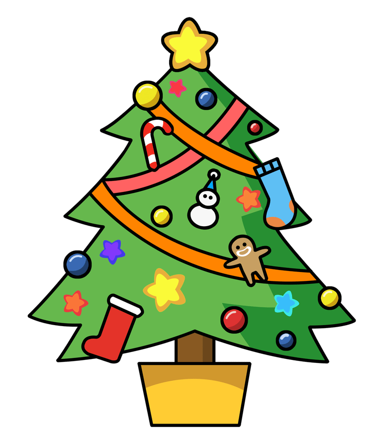 Free Christmas Tree Clip Art.