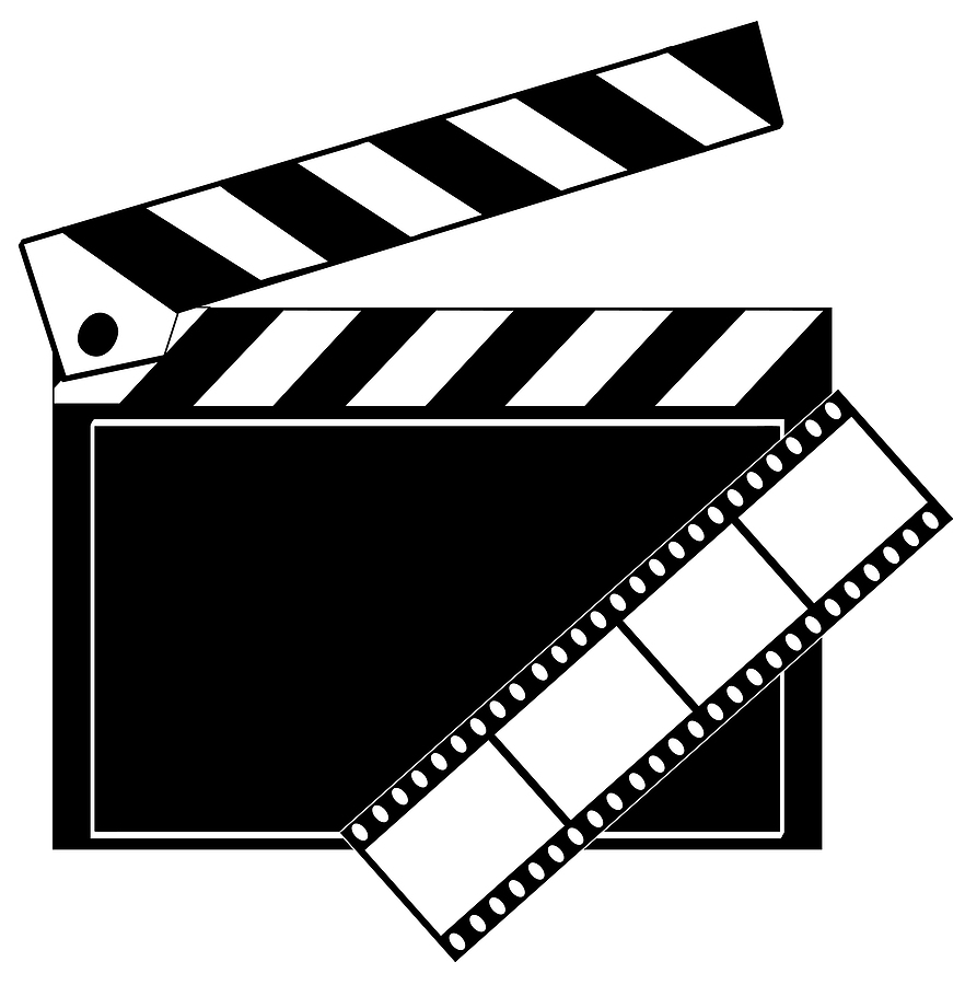 Clip Art Movie Camera And Film Clipart.