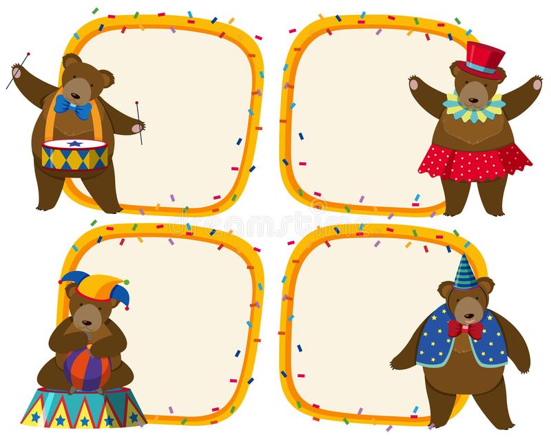 Border Circus Stock Illustrations.