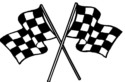 Checkered flag race flag clip art.